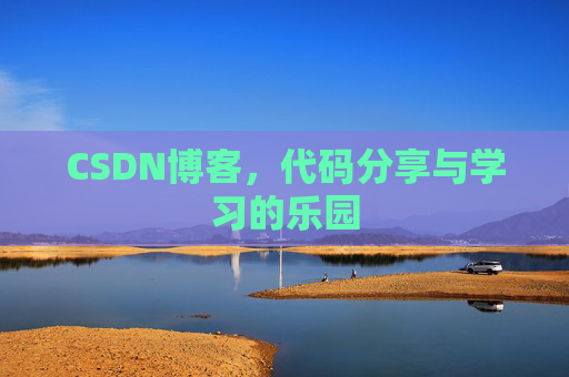 CSDN博客,代码分享与学习的乐园